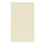 Jaluzea plisată Crem 115x200 cm Lățime țesătură 114,4 cm GartenMobel Dekor