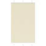 Jaluzea plisată Crem 120x200 cm Lățime țesătură 119,4 cm GartenMobel Dekor