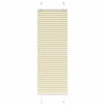 Jaluzea plisată Crem 40x150 cm Lățime țesătură 39,4 cm GartenMobel Dekor