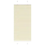 Jaluzea plisată Crem 60x150 cm Lățime țesătură 59,4 cm GartenMobel Dekor