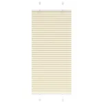 Jaluzea plisată Crem 65x100 cm Lățime țesătură 64,4 cm GartenMobel Dekor
