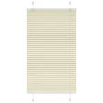 Jaluzea plisată Crem 70x100 cm Lățime țesătură 69,4 cm GartenMobel Dekor
