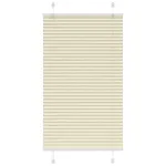 Jaluzea plisată Crem 70x150 cm Lățime țesătură 69,4 cm GartenMobel Dekor