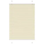 Jaluzea plisată Crem 85x150cm Lățime țesătură 84,4 cm GartenMobel Dekor