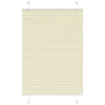 Jaluzea plisată Crem 90x150cm Lățime țesătură 89,4 cm GartenMobel Dekor
