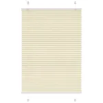 Jaluzea plisată Crem 95x100 cm Lățime țesătură 94,4cm GartenMobel Dekor