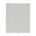 Jaluzea plisată gri deschis 105x100 cm Lățime țesătură 104,4 cm GartenMobel Dekor