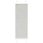 Jaluzea plisată gri deschis 40x100 cm Lățime țesătură 39,4 cm GartenMobel Dekor