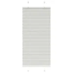 Jaluzea plisată gri deschis 55x150 cm Lățime țesătură 54,4 cm GartenMobel Dekor