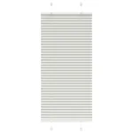Jaluzea plisată gri deschis 60x100 cm Lățime țesătură 59,4 cm GartenMobel Dekor