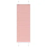 Jaluză plisată roz 40x100 cm Lățime țesătură 39,4cm poliester GartenMobel Dekor