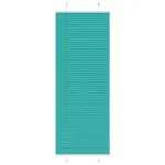Jaluză plisată verde petrol 70x200 cm Lățime țesătură 69,4 cm GartenMobel Dekor