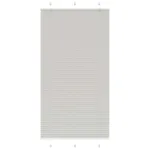 Jaluzea plisată gri deschis 105x200 cm Lățime țesătură 104,4 cm GartenMobel Dekor