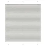 Jaluzea plisată gri deschis 115x150 cm Lățime țesătură 114,4 cm GartenMobel Dekor