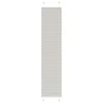 Jaluzea plisată gri deschis 40x200 cm Lățime țesătură 39,4 cm GartenMobel Dekor