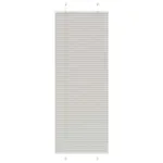 Jaluzea plisată gri deschis 75x200cm Lățime țesătură 74,4 cm GartenMobel Dekor