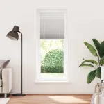 Jaluzea plisată gri deschis 80x200cm Lățime țesătură 79,4 cm GartenMobel Dekor