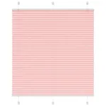 Jaluzea plisată roz 120x100 cm Lățime țesătură 119,4 cm GartenMobel Dekor