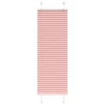 Jaluzea plisată roz 50x100 cm Lățime țesătură 49,4cm poliester GartenMobel Dekor