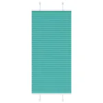 Jaluzea plisată verde petrol 65x100 cm Lățime țesătură 64,4 cm GartenMobel Dekor