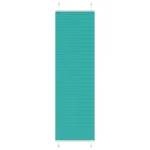 Jaluzea plisată verde petrol 65x200 cm Lățime țesătură 64,4 cm GartenMobel Dekor