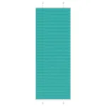 Jaluzea plisată verde petrol 75x200 cm Lățime țesătură 74,4 cm GartenMobel Dekor