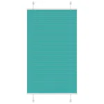 Jaluzea plisată verde petrol 80x150cm Lățime țesătură 79,4 cm GartenMobel Dekor