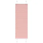 Jaluză plisată roz 50x150 cm Lățime țesătură 49,4cm poliester GartenMobel Dekor