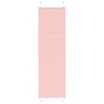 Jaluză plisată roz 60x200 cm Lățime țesătură 59,4cm poliester GartenMobel Dekor