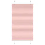 Jaluză plisată roz 80x150 cm Lățime țesătură 79,4cm poliester GartenMobel Dekor