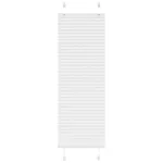 Jaluzea plisată alb 40x100 cm Lățime țesătură 39,4cm poliester GartenMobel Dekor
