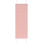 Jaluzea plisată roz 45x150 cm Lățime țesătură 44,4cm poliester GartenMobel Dekor