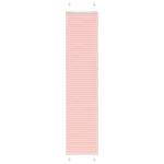 Jaluzea plisată roz 50x200 cm Lățime țesătură 49,4cm poliester GartenMobel Dekor