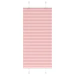 Jaluzea plisată roz 55x150 cm Lățime țesătură 54,4cm poliester GartenMobel Dekor