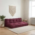 Perna pentru canapea pe palet 2 pcs Bordo 120 x 80 x 38 cm GartenMobel Dekor