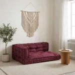 Perna pentru canapea pe palet 3 pcs Bordo 120 x 80 x 38 cm GartenMobel Dekor