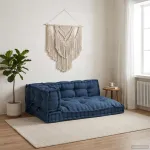 Perna pentru canapea pe palet 3 pcs Indigo 120 x 80 x 38 cm GartenMobel Dekor