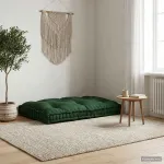 Perna pentru canapea pe palet Verde 120 x 80 x 12 cm Țesătură GartenMobel Dekor