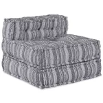 Unitate de canapea modulară Imprimare Gri 70 x 70 x 56 cm GartenMobel Dekor