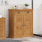 Dulap de Baie cu raft VIGO Maro și Maro Miere 68 x 34 x 80 cm GartenMobel Dekor