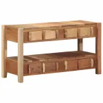 Cabinet TV cu sertar Maro 83 x 33 x 46 cm Lemn recuperat masiv GartenMobel Dekor