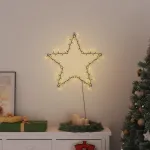 Lumini de Crăciun Siluetă de ren 80 LED-uri alb cald GartenMobel Dekor