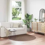 Covor Shaggy Antiderapant Maro 160 x 160 cm PP GartenMobel Dekor