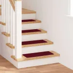 Tălpici Antiderapante pentru Trepte 15 pcs Bordo 60 x 25 cm PP GartenMobel Dekor