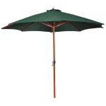 Umbrelă de soare, verde, 258 cm GartenMobel Dekor