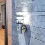 Lampă de perete din oțel inoxidabil cu senzor de mișcare GartenMobel Dekor