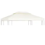 Copertină rezervă acoperiș pavilion, alb crem, 3x4 m, 310 g/m² GartenMobel Dekor