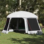 Cort de piscină cu pereți detașabili, gri 512x458 cm GartenMobel Dekor