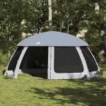 Cort de piscină cu pereți detașabili și plasă gri 612x612 cm GartenMobel Dekor