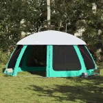 Cort piscină cu pereți detașabili cu acoperiș&plasă Verde mare GartenMobel Dekor